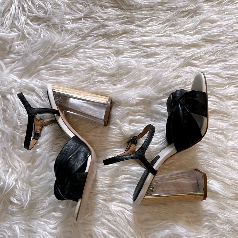 Calvin Klein block heels